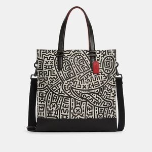 COACH x Disney x Keith Haring Graham Mickey Mouse Structured Tote